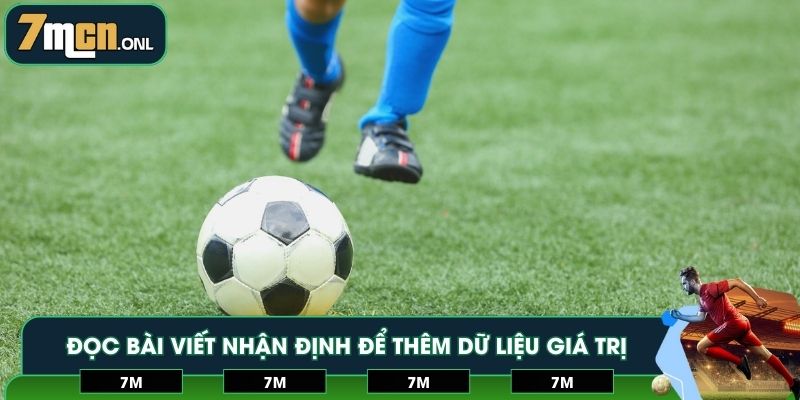 Đọc bài viết nhận định để thêm dữ liệu giá trị